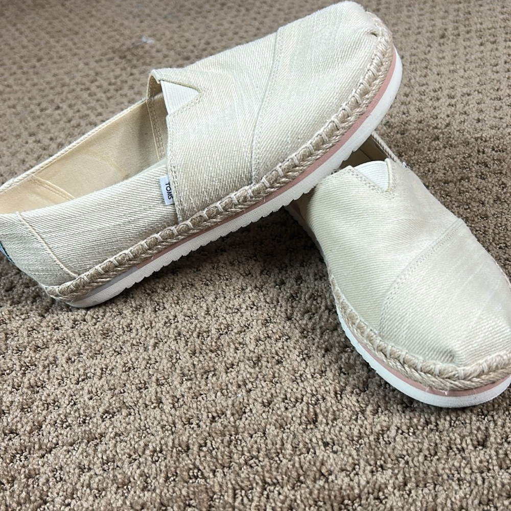 Women’s Toms Alpargata Platform Rope Espadrille Slip-Ons Natural 6.5 - Picture 3 of 5